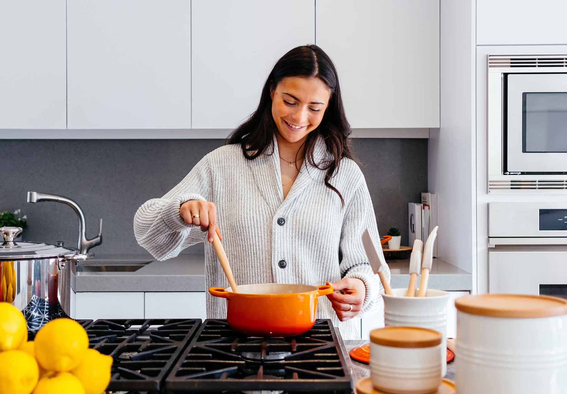 Woman Cooking